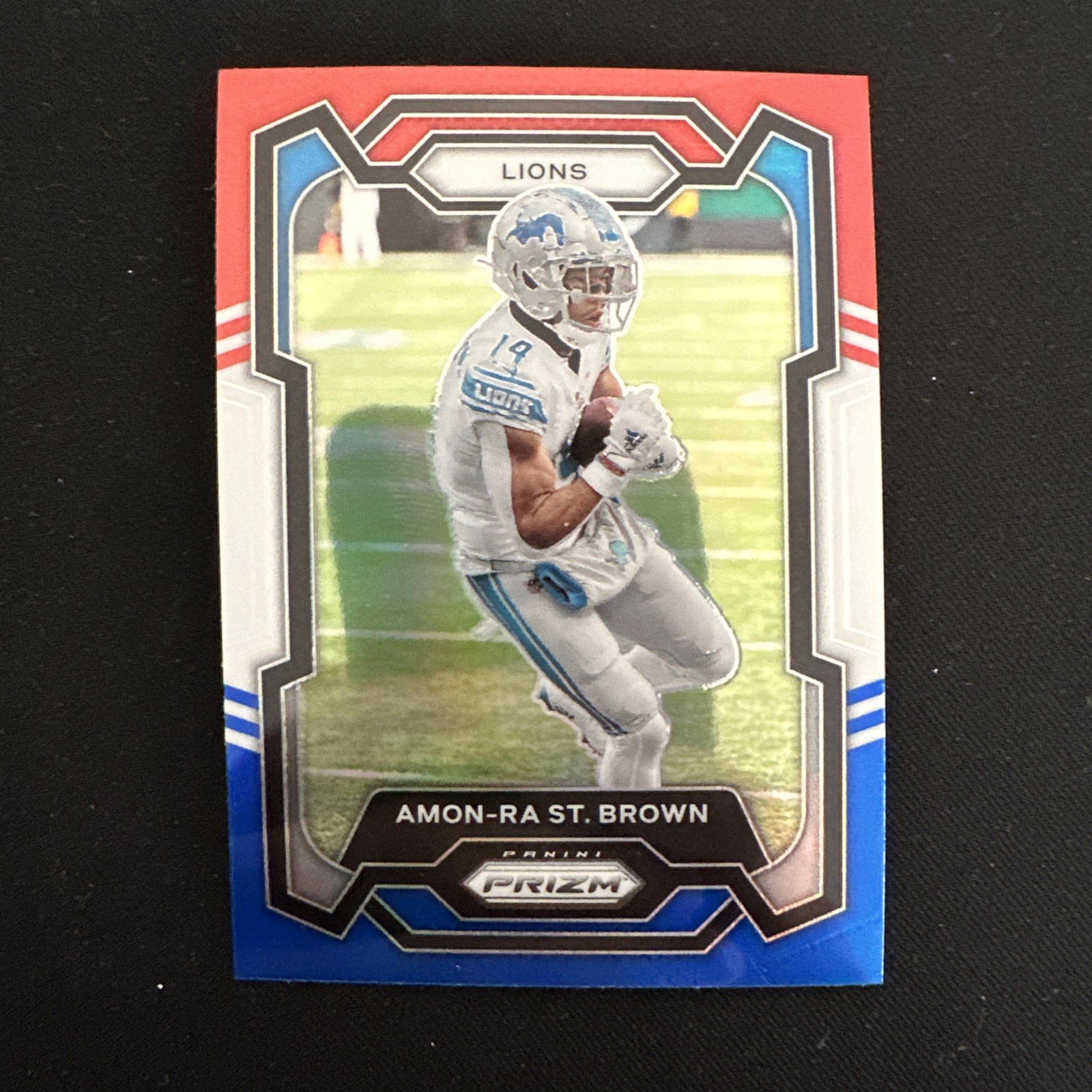 Amon Ra St. Brown Red White Blue #96
