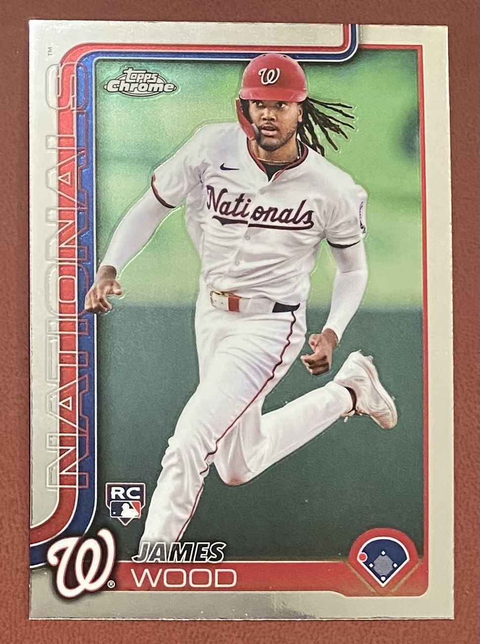 2025 Topps Chrome - James Wood #132 (RC) Nationals
