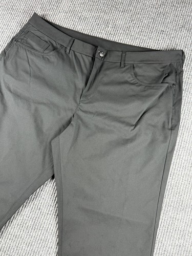 Public Rec Performance Dealmaker Pants Men 42x32 Black 5 Pocket Stretch Athletic