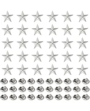Honbay*30PCS*Alloy Star Badge Pins*Military Award Pins*Star Lape*
