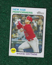 SHOHEI OHTANI - 2022 TOPPS HERITAGE NEW AGE PERFORMERS INSERT CARD # NAP-4 - MLB