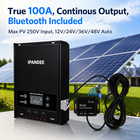 Continous Output True 100A MPPT Charge Controller w/Bluetooth PV250V 12/24/36/48 — photo 1