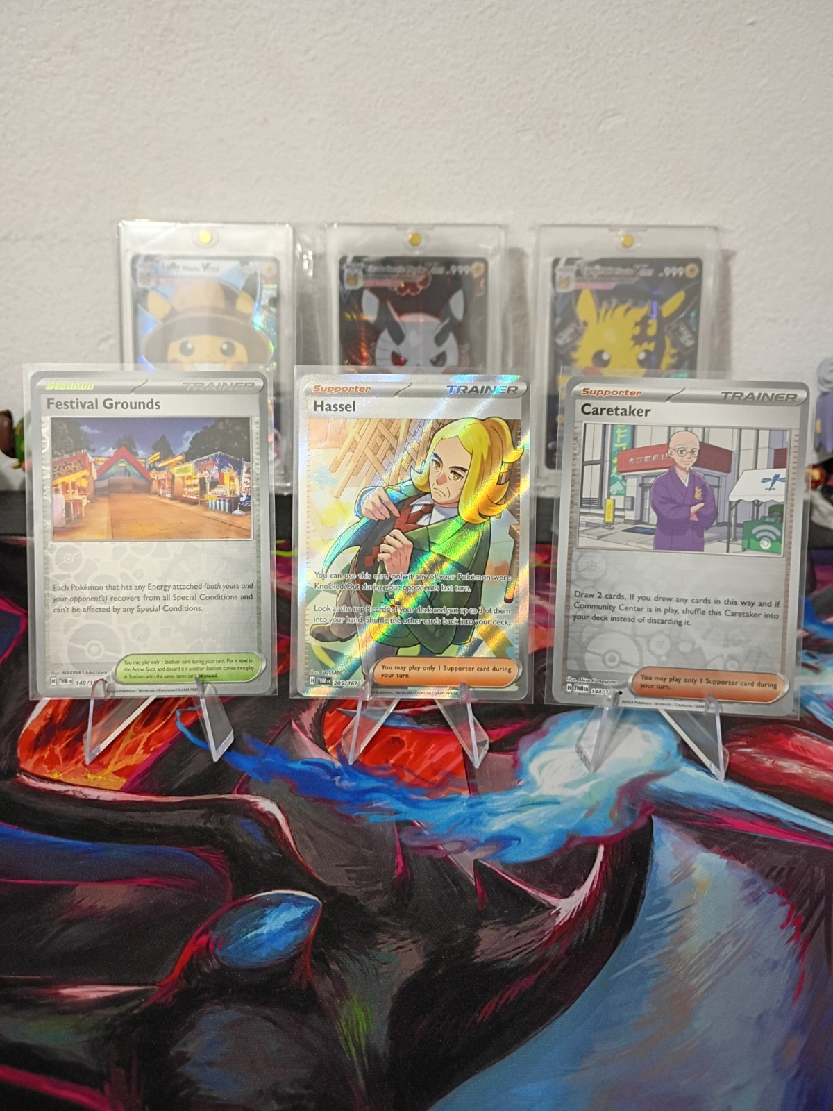Pokemon Trainer Hassel 205 Festival Grounds 149 Caretaker 144/167 Twilight M. NM