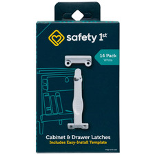 Cabinet  Drawer Latch 14 Pack, Babyproofing Locks for Toddlers, Easy Install, C
