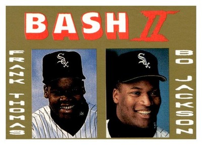 1990 Bash II Gold #NNO Bo Jackson/Frank Thomas Chicago white Sox