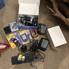 Huge Lot Palm Pilot IIIxe , Belkin Keyboard. Lots Of Accessories Chargers Read