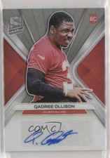 2019 Panini Spectra Rookie Auto 30/199 Qadree Ollison #RA-QO Auto bp8