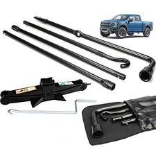 Spare Tire Tool Kit with 2-Ton Scissor Jack for Ford F150 2004-2014 Lug Wrench
