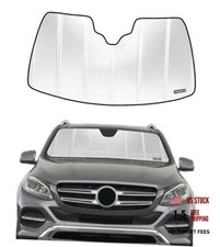 Shiny Silver Windshield Sun Shade for GLE/GLS 2016-2019
