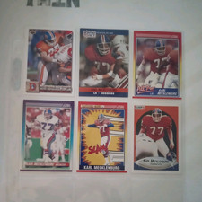 Score 1990 Karl Mecklenburg Denver Broncos 6-Card Lot Fleer Pro Set All Pro