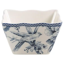 222 Fifth Adelaide Blue and White Appetizer Bowl 8995396
