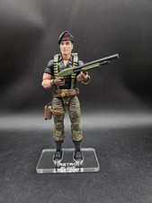 G.I. Joe Classified Flint   Retro  Acrylic Base     No Toy Included