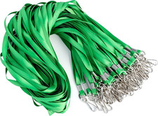 Lanyards for Id Badges Lanyards Safety Badge Lanyard 36" with Swivel Hook Green