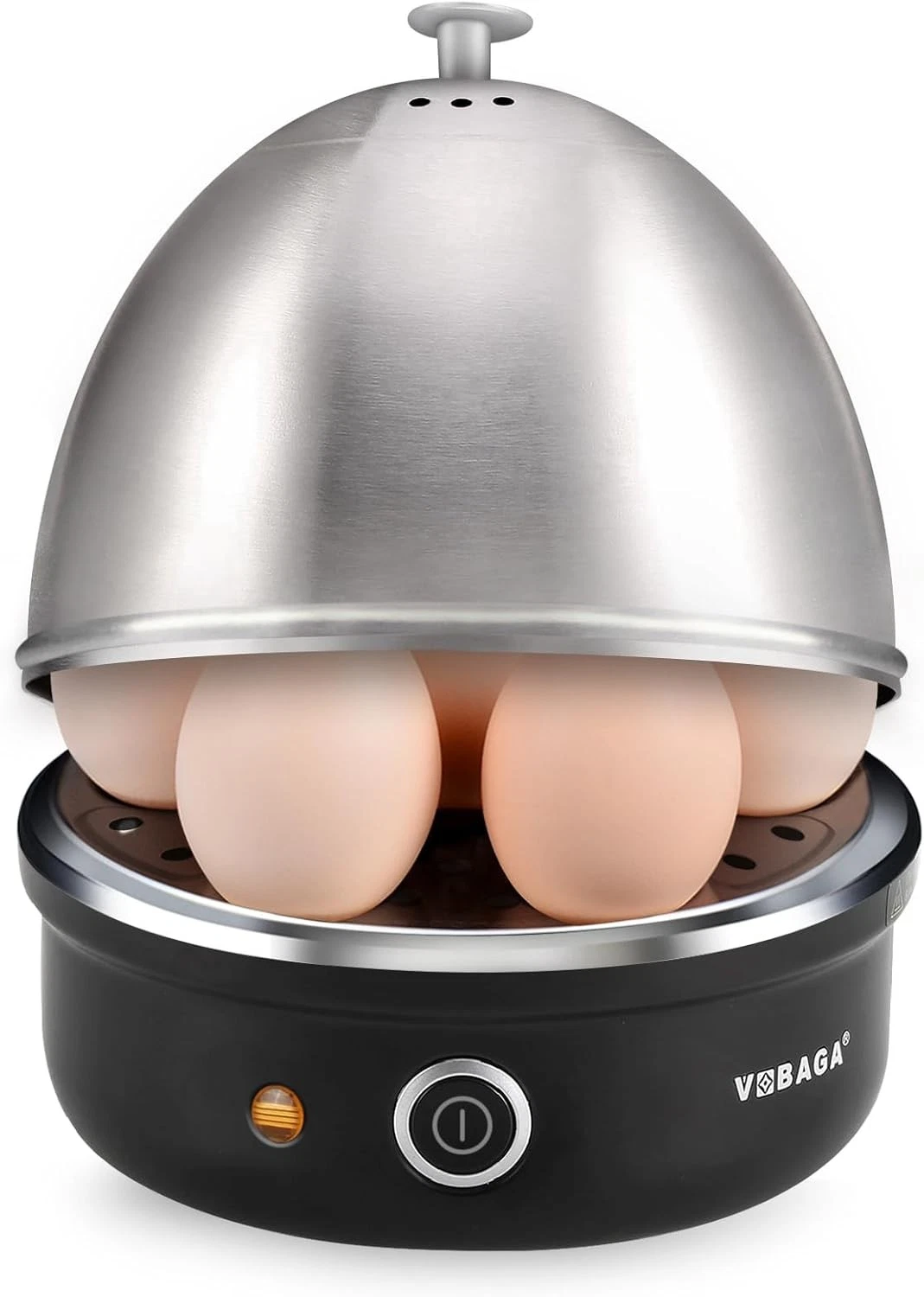 Electric Egg Cooker Rapid Egg Boiler W/ Auto Shut Off Soft Medium Hard Boiled