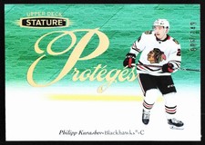 2020-21 Upper Deck Stature Proteges Green Philipp Kurashev Rookie 6/149 Chicago