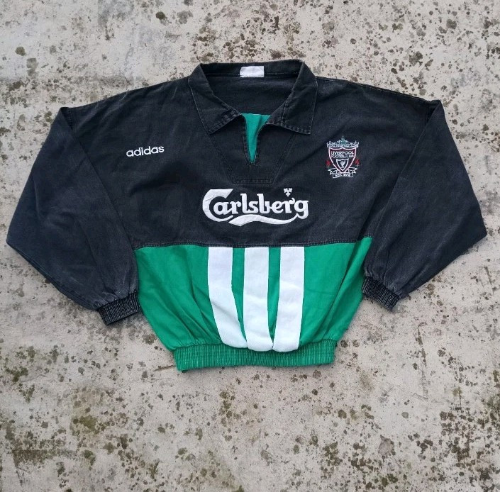 1993-95年 リバプールFC アディダス ドリルトップ (L) Vintage