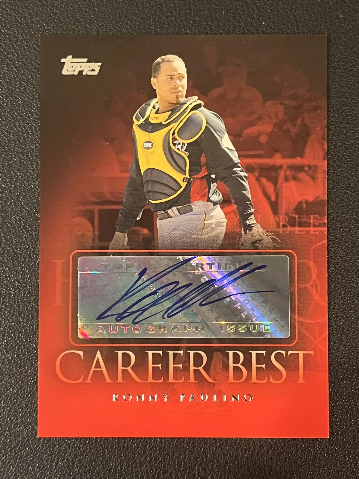 Ronny Paulino #CBA-RP 2009 Topps Baseball Career Best Autographs