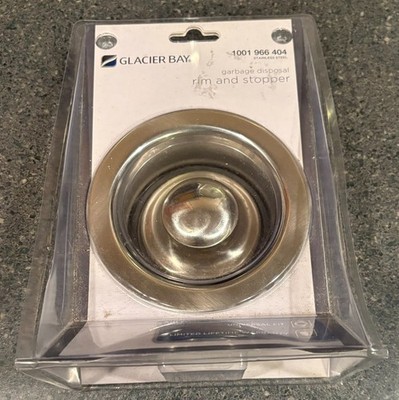 Glacier Bay Garbage Disposal Rim and Stopper Stainless Steel 7041-101SS