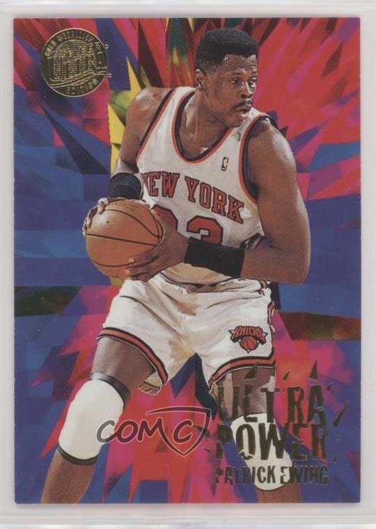 1995-96 Fleer Ultra Power Gold Medallion Edition Patrick Ewing #2 HOF 1i6n