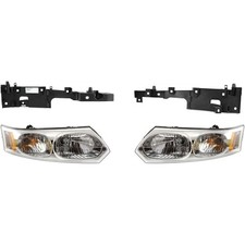 Headlight Kit For 2003-2007 Saturn Ion Sedan Headlight Bracket Left And Right