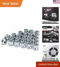 KSP M14X1.5 Open End Acorn Bulge Wheel Lug Nuts, Zinc Finish,3/4"（19mm） Hex 0...