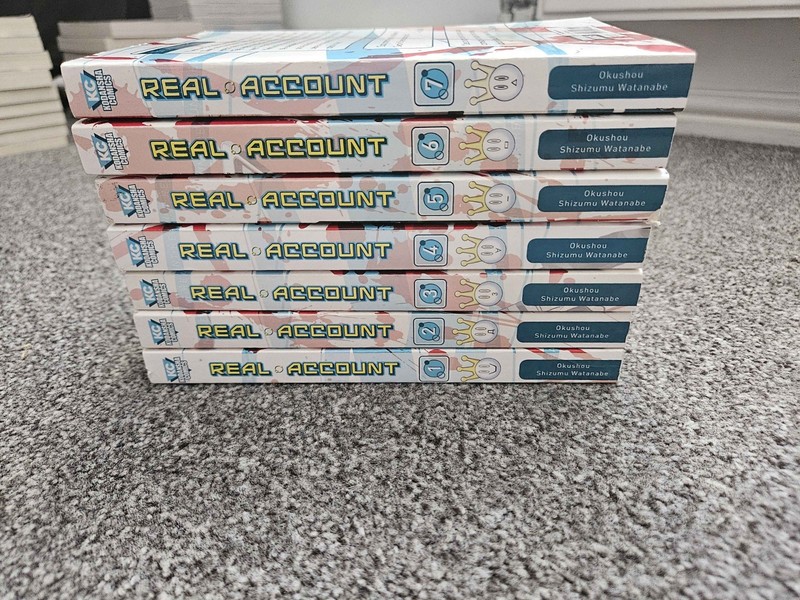 Real Account Manga Vol 1-7