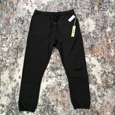 Fear Of God Essentials Pants Stretch Limo Black Size: XL NWT