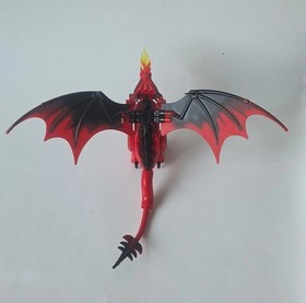 Red Dragon Figure from Lego Set 70403 Dragon Mountain, Castle Fantasy Era