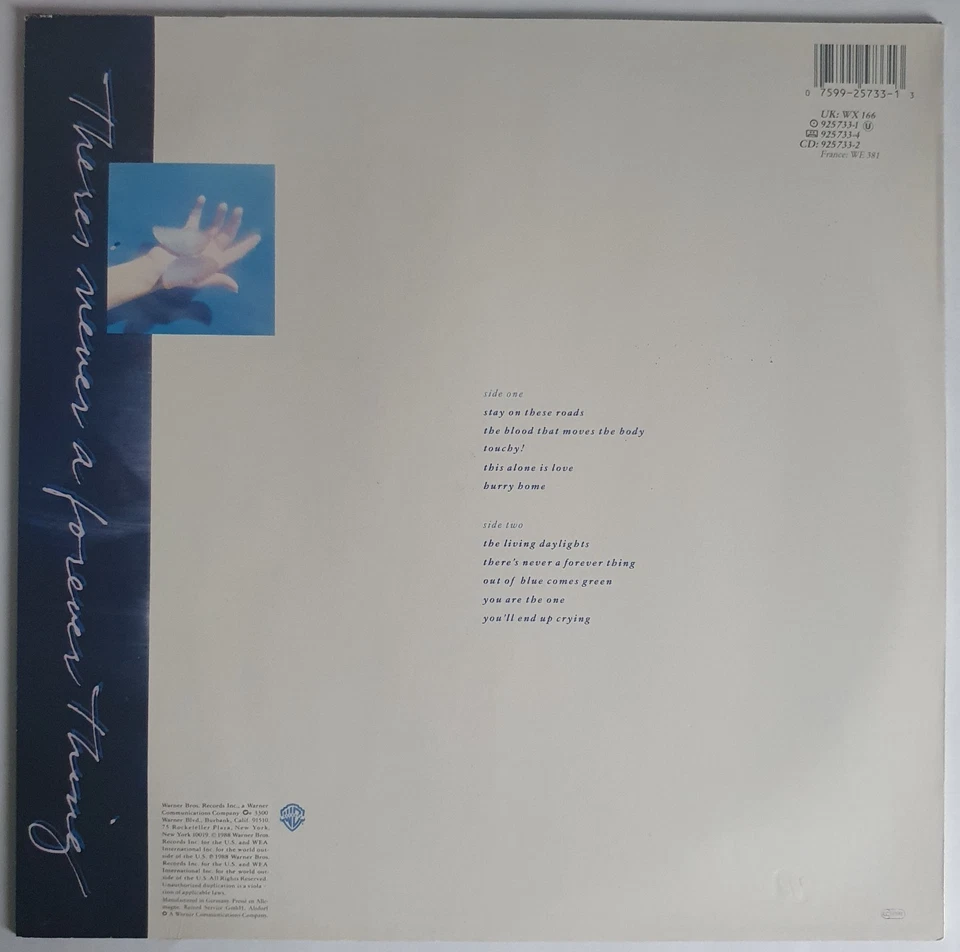 a-ha – Stay On These Roads (Vinyl, 1988), OIS, excellenter Zustand (EX) - Bild 2 von 4