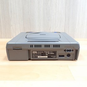 SEGA SATURN Gray console & Virtua Gun with Box, 5 Games & 1 controller Japanese