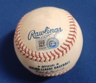 MAX MUNCY (Hit DOUBLE #12) PETER LAMBERT 6/22/19 Game Used DODGERS Baylor BEARS