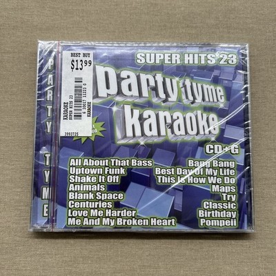 Party Tyme Karaoke: Super Hits 23 (CD + G 2015 NEW) Fall Out Boy Katy Perry MKTO