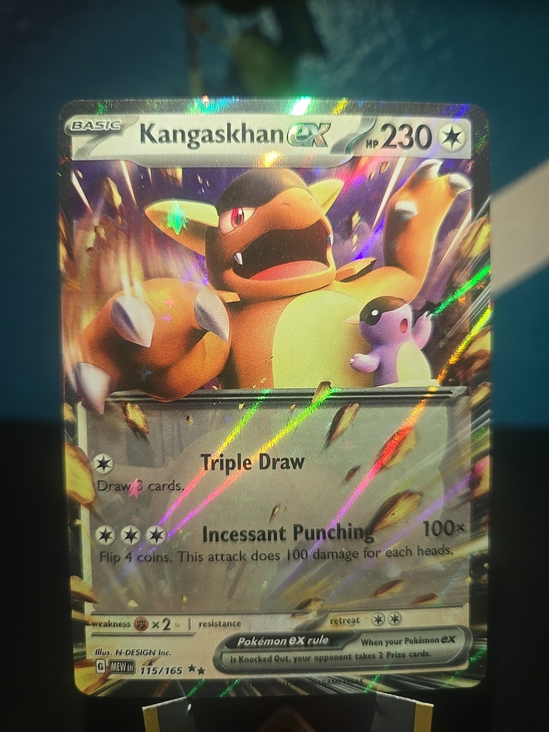 Kangaskhan ex 115/165 Sv: Scarlet & Violet 151 Holo