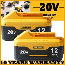 Replacement for DeWalt DCB210 20V MAX 12 Ah 10 Ah Li-Ion Battery 20 Volt DCB206