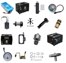 TUXING 4500PSI 12V PCP Pump Air Compressor High Pressure Spare Parts Accessories