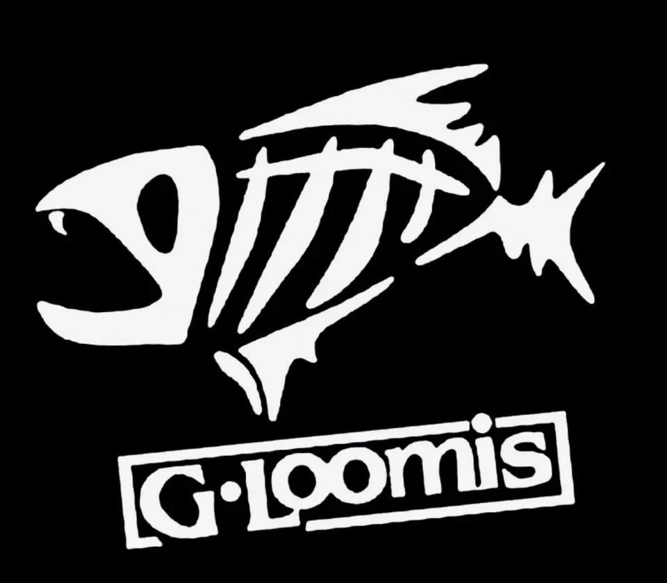 GRAN CALCOMANÍA CON LICENCIA G LOOMIS, PORTÁTIL, ESTUCHE DE GUITARRA CAJA DE PESCA Foto 3 de 4