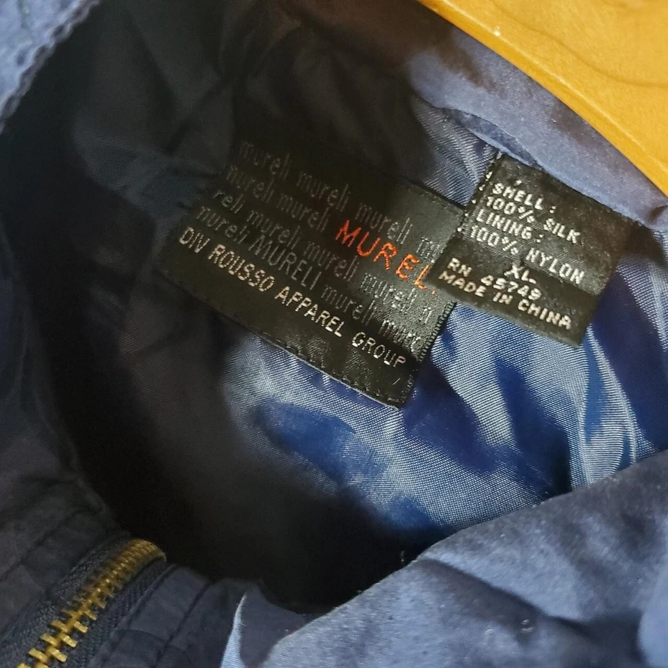 Vintage Silk Mureli Colorful Silk Windbreaker - Image 4 of 4