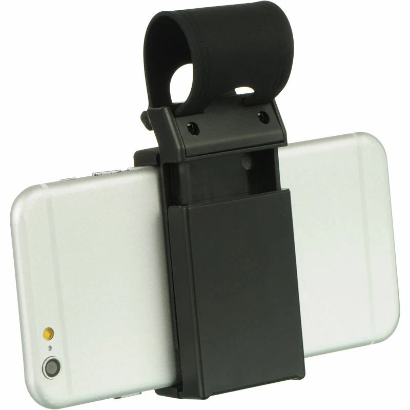 Soporte universal de montaje con clip para volante de coche soporte de base para teléfono móvil GPS Foto 4 de 4