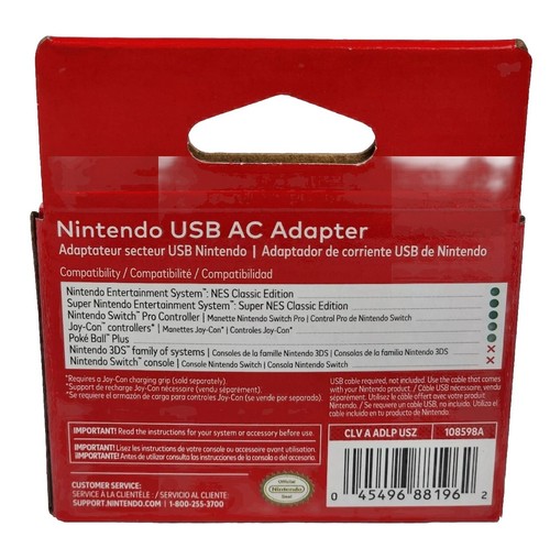 Adaptador de CA Nintendo Switch USB para Nintendo Switch - Imagen 3 de 3