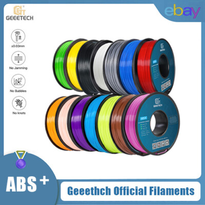 1KG/Rol 1.75mm GEETECH 3D Drucker Filament ABS+ Filament Starkes und dauerhaftes