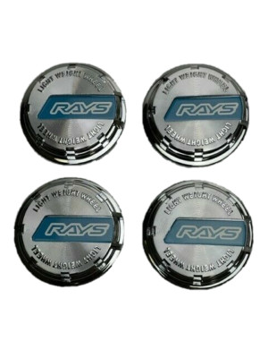 Rays Gram Lights Chrome Snap In Wheel Center Cap 4 Pack QC910-1
