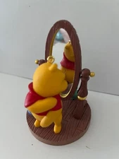 Disney Winnie the Pooh POUND PONDERING Mirror Hallmark Christmas Ornament (2008)