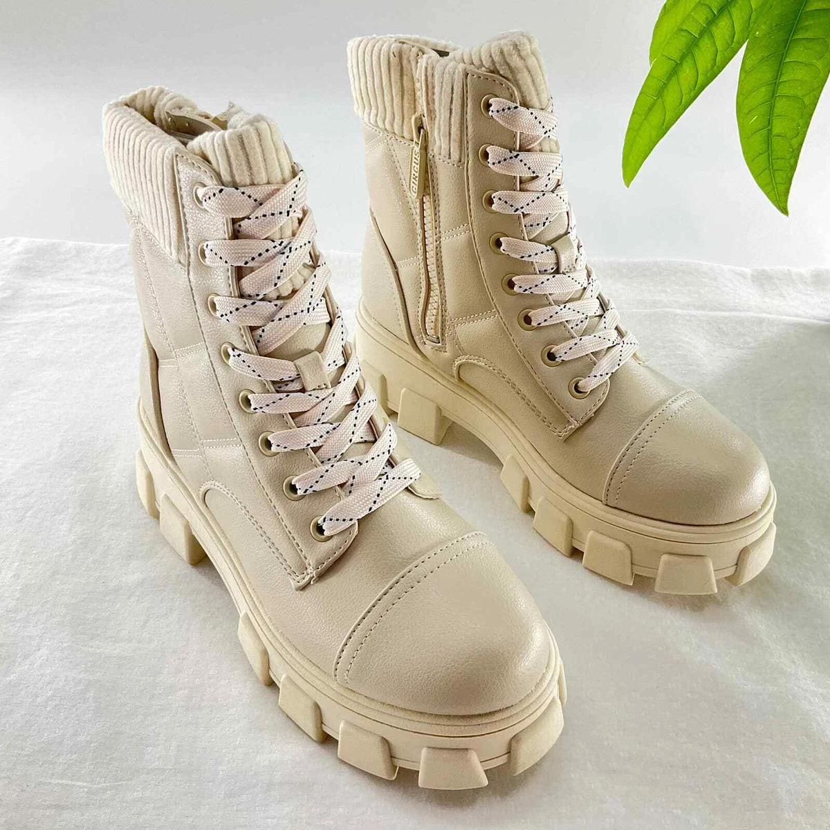Circus by Sam Edelman Women s Darren Mid Calf Boot Ivory 6.5 US