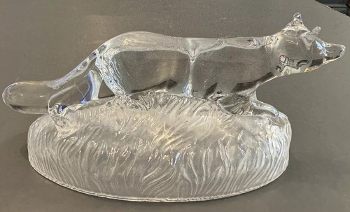 RCR GLASS CRYSTAL FOX FIGURENE - Picture 5 of 6