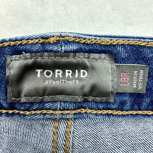 Jean Torrid Perfect ajustado tobillo vintage elástico tiro medio para mujer excavadora dorada 18R - Imagen 7 de 11