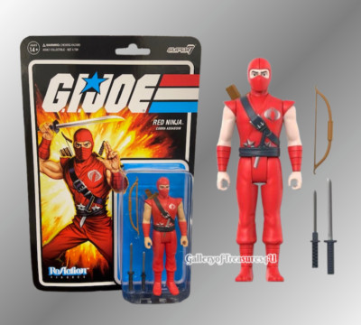 GI Joe Red Ninja Cobra Assassin Super7 Reflection 3.75'' Target Exclusive 2021