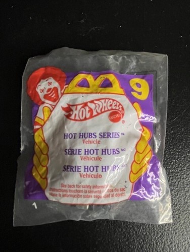 McDonald's 1996 Hot Wheels 7 # 9 Hot Hubs Series Action Toy Vehicle