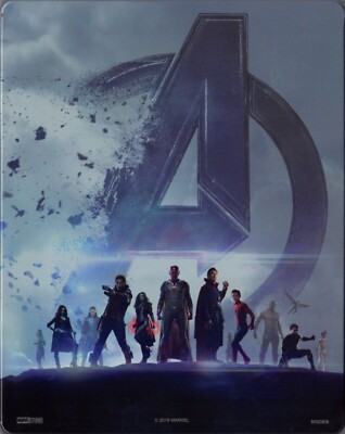 AVENGERS ENDGAME BEST BUY EXCLUSIVE COLLECTIBLE STEELBOOK 4K UHD +