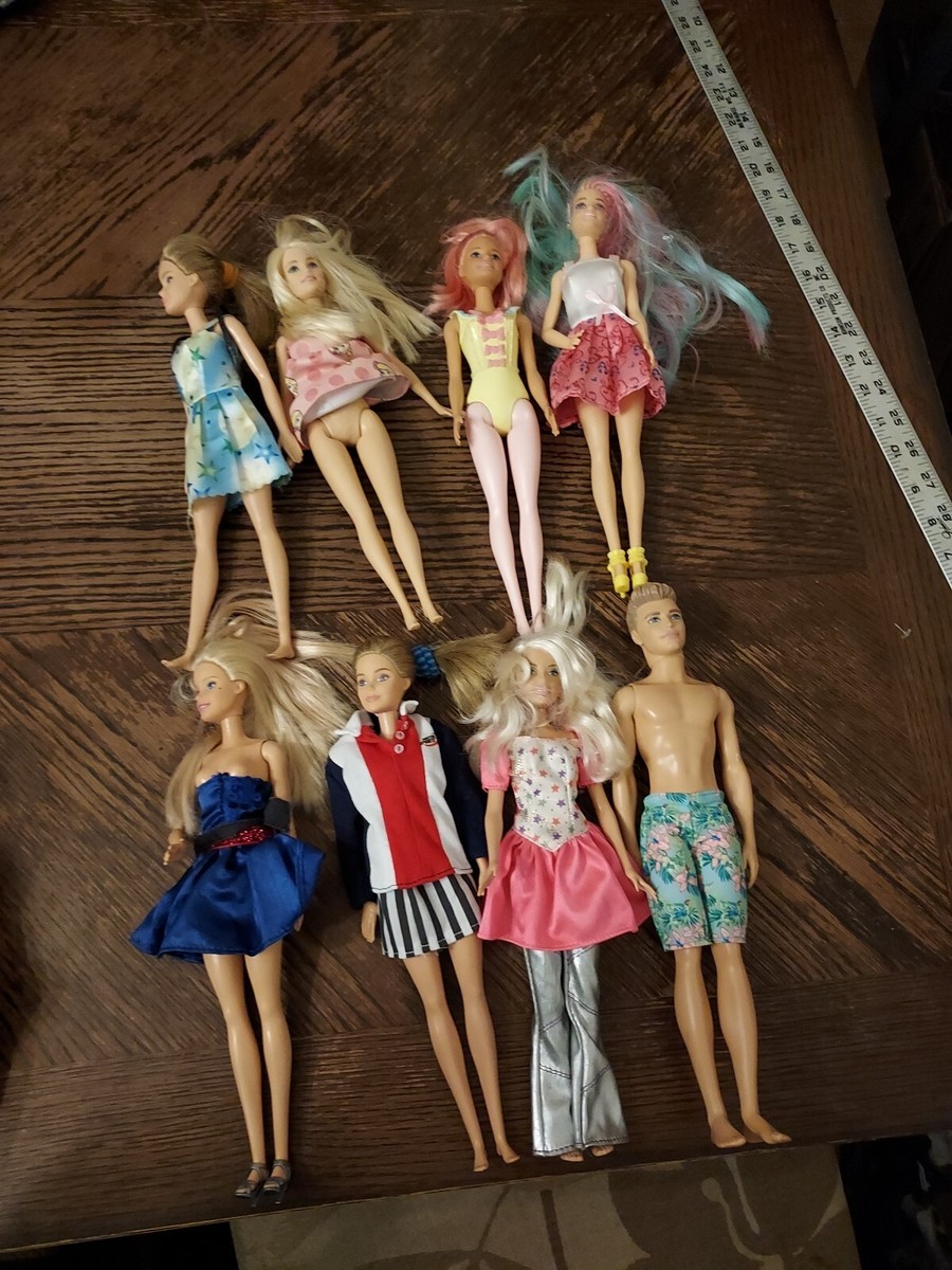 Barbie Vintage Lot Of Barbies And Ken