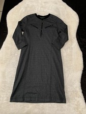 Lauren Ralph Lauren LRL Womens Gray MIDI Cotton Dress Size Medium